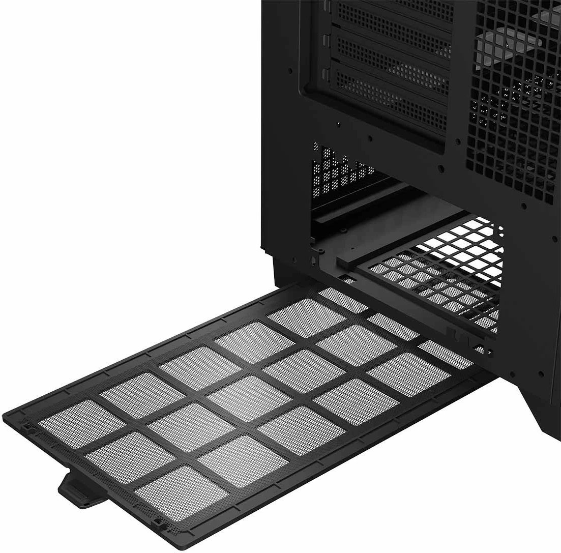 Kasë MODECOM Volcano Perun Apex ARGB Midi, e zezë