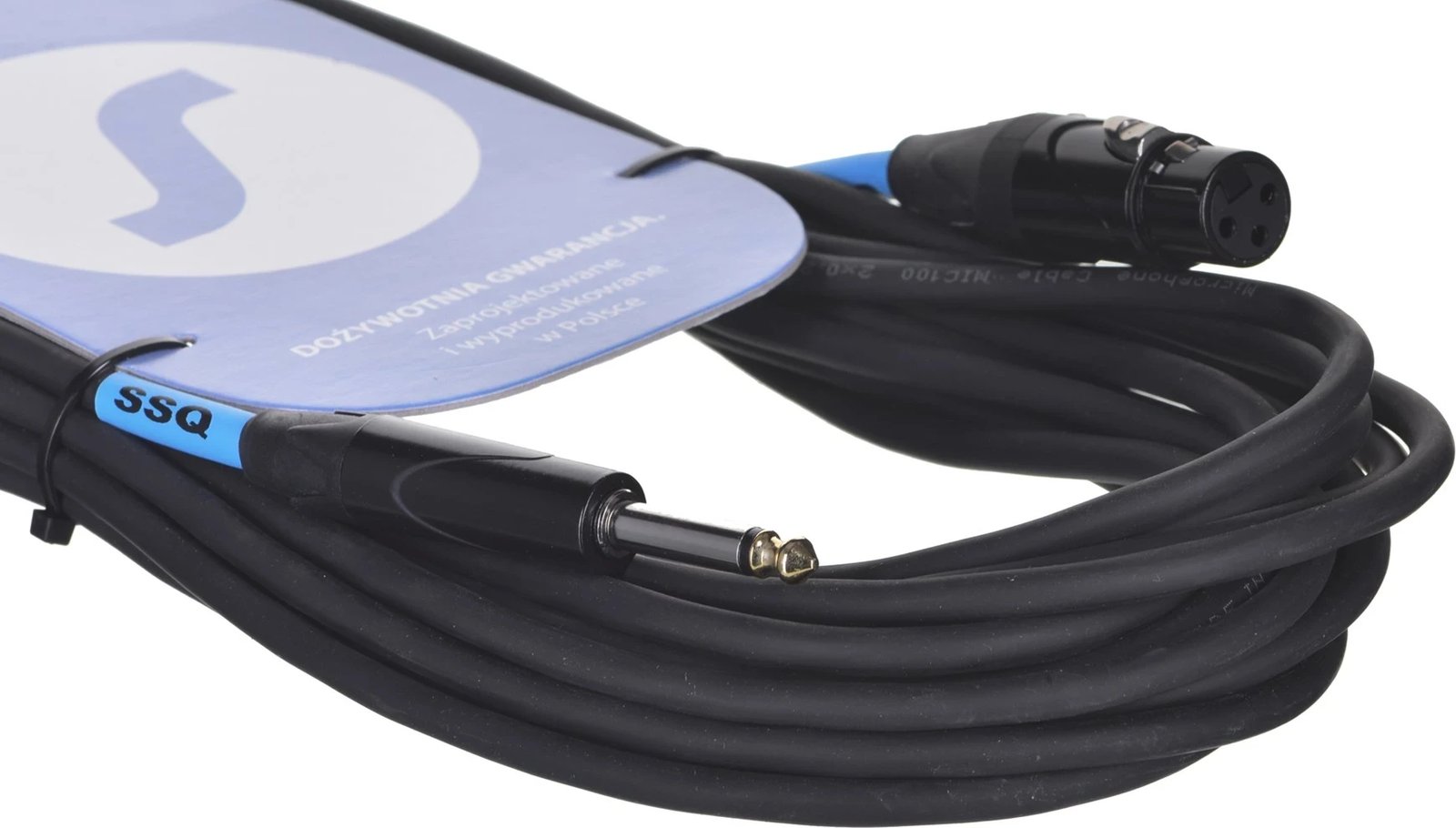 Kabllo SSQ XZJM10 - Kabllo femër mono - XLR, 10 metra