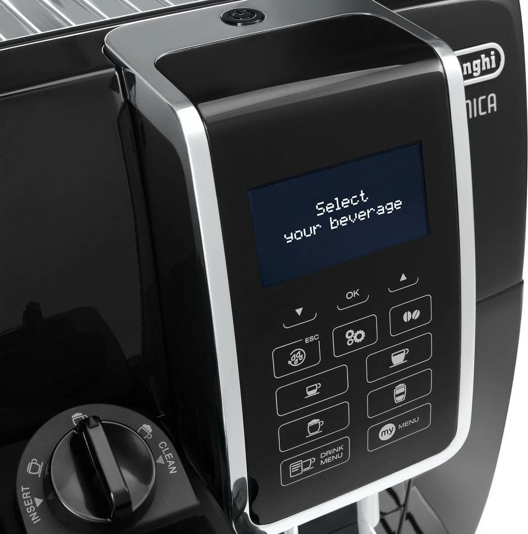 Aparat kafeje DeLonghi Dinamica ECAM 350.55.B, automatik, 300g, inox, e zezë