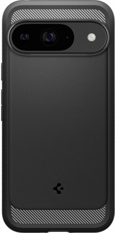 Mbështjellës Spigen Rugged Armor për Google Pixel 9 / 9 Pro, i zi
