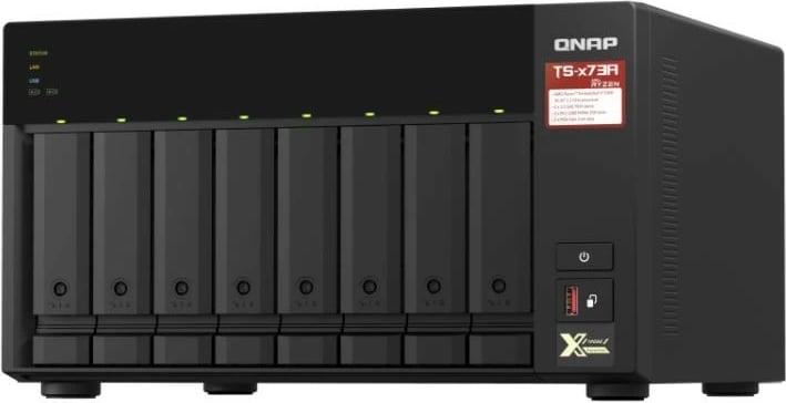 NAS server QNAP TS-873A-8G, AMD Ryzen V1500B, 8GB RAM, Tower, i zi