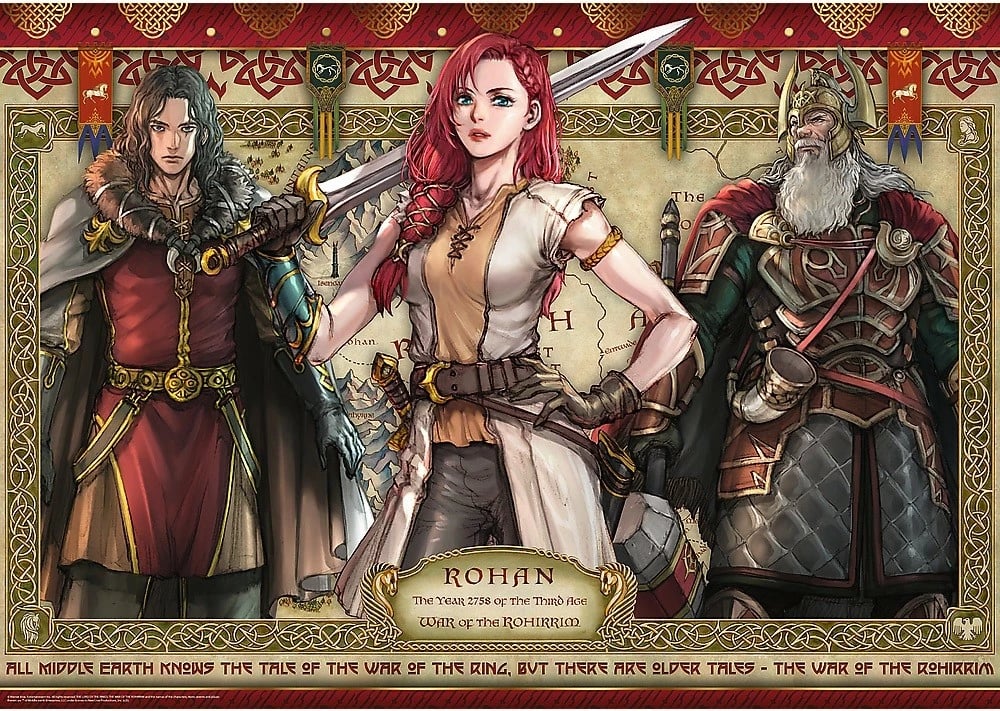 Puzzle 1000 pjesësh Trefl The Lord of the Rings War of the Rohirrim, 68.3x48cm Puzzle 1000 pjesësh Trefl The Lord of the Rings War of the Rohirrim, 68.3x48cm