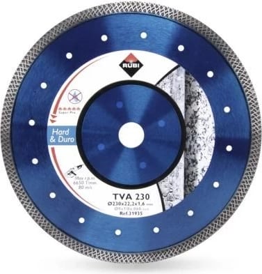 Disk prerës diamanti RUBI TVA 115 SUPERPRO, Blu
