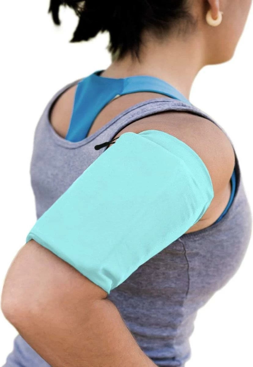 Mbështjellës për telefon Hurtel running armband, S, blu