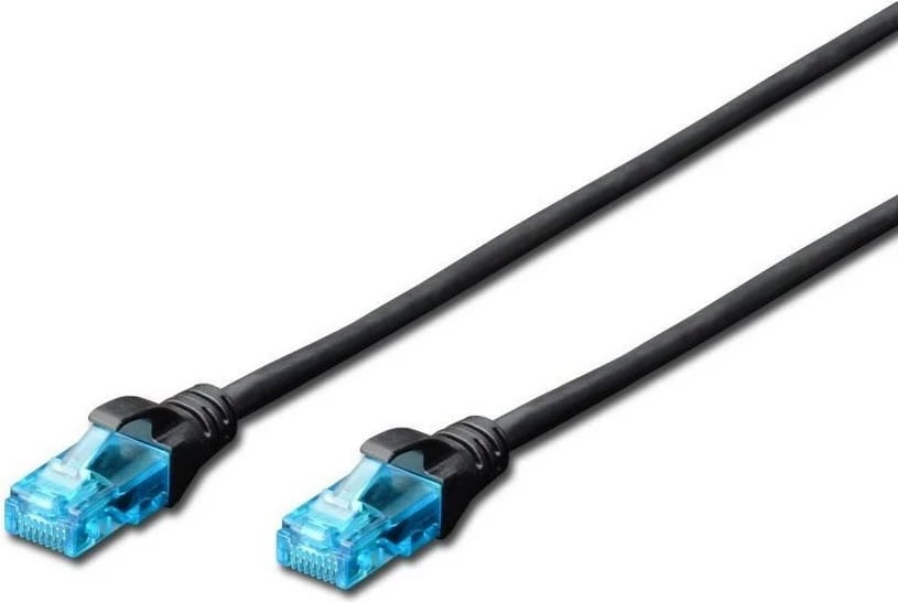 Kabllo rrjeti Digitus DK-1512-030/BL, Cat 5e, 3m, e zezë