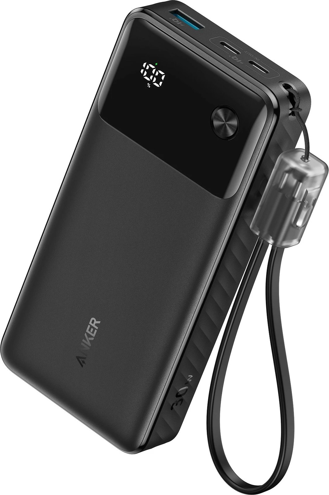 Powerbank Anker A1384G11, 20000 mAh, Power Delivery, 30 W, Ngjyrë e zezë