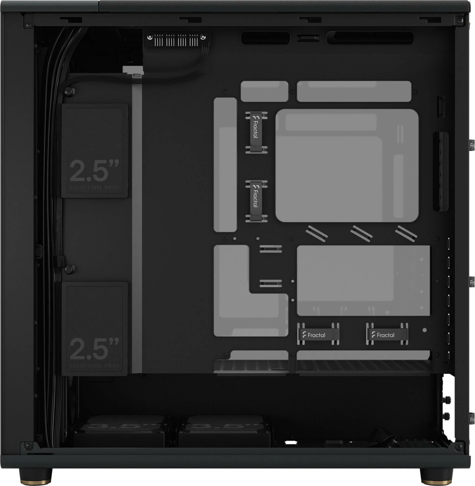 Kasë Fractal Design North XL, ATX, micro ATX, Mini-ITX, e zezë/charcoal