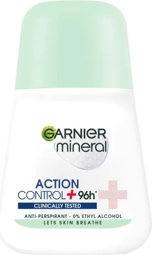 Deodorant roll-on për femra Garnier Mineral Action Control+ Clinically Tested 50ml