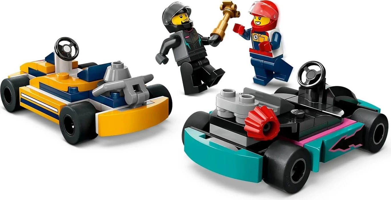Set LEGO City 60400 Go-Karts dhe Garues