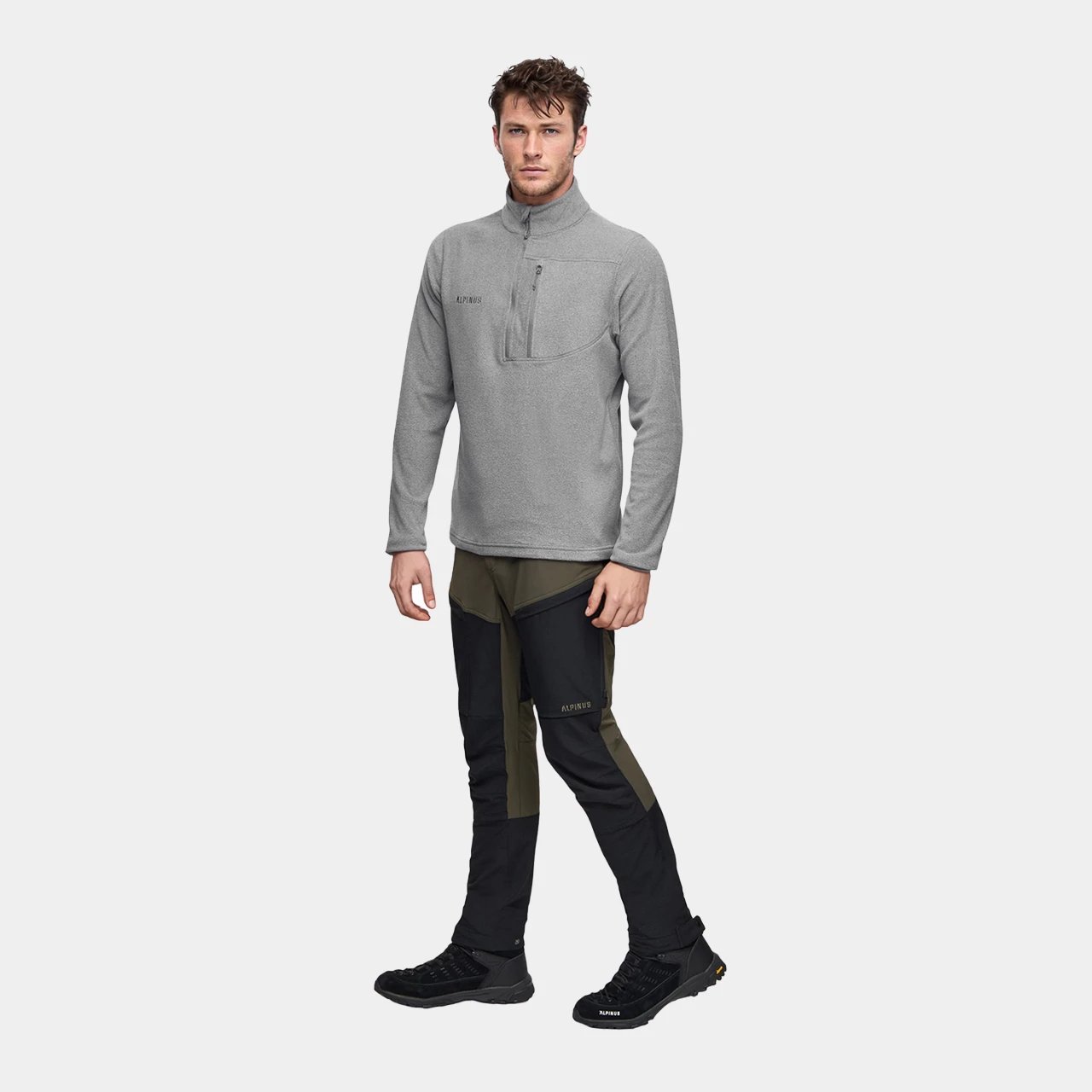 Duks fleece për meshkuj Alpinus, gri