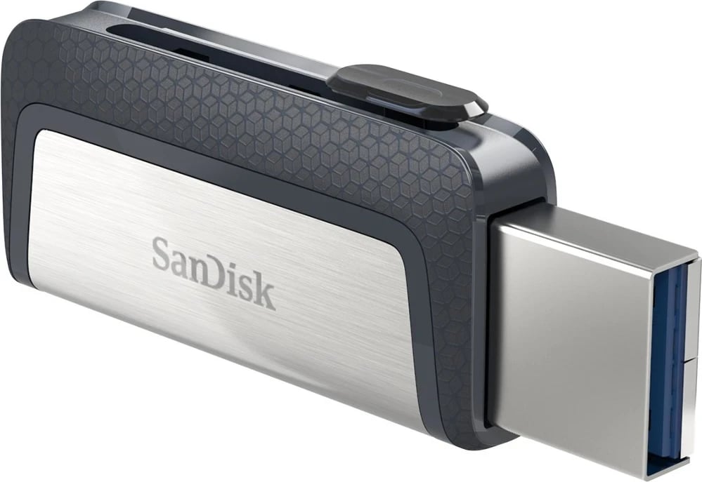 USB Flash SanDisk Ultra Dual Drive, 64 GB, USB Type-A / USB Type-C, Zi