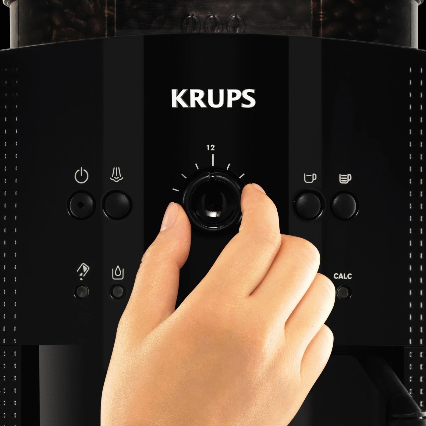 Ekspres kafeje Krups EA 8108, automatik, 1.8L, 275g, i zi