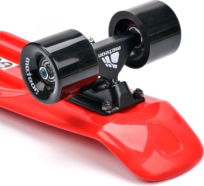 Skateboard Meteor unisex, e kuqe