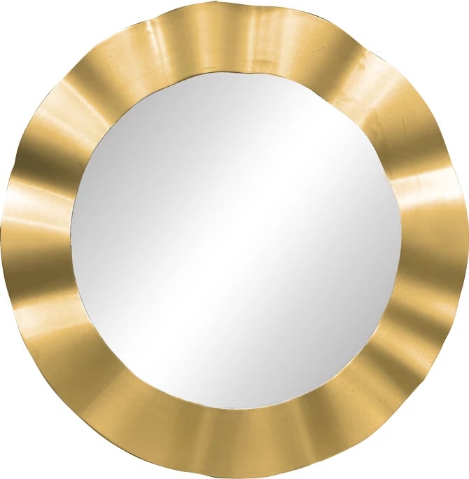 Pasqyrë Perfor Inart, ngjyrë ari, D55x2.5cm