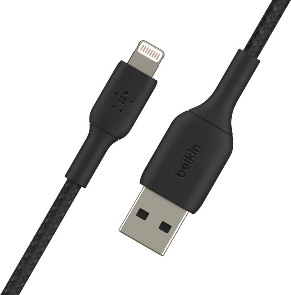 Kabllo lightning Belkin CAA002BT2MBK, 2 m, e Zezë