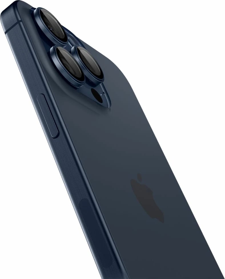 Mbrojtës xhami për kamerë Spigen Optik.tR EZ Fit, për iPhone 14 Pro / Pro Max / 15 Pro / Pro Max, Titanium Blue, 2 copë