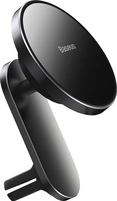 Mbajtës magnetik me karikues wireless Baseus WXJN-01 për iPhone 12/13, 15W, i zi