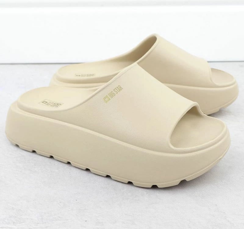 Papuqe femra Big Star, bezhë