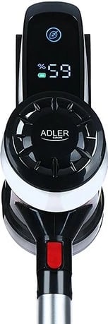 Fshesë me korrent vertikale Adler AD 7048, pa kabllo, 0.8L, e zezë/e kuqe/e bardhë