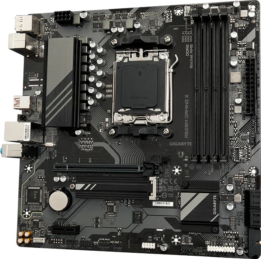 Pllakë amë Gigabyte A620M GAMING X, Socket AM5, micro ATX, 4 DDR5