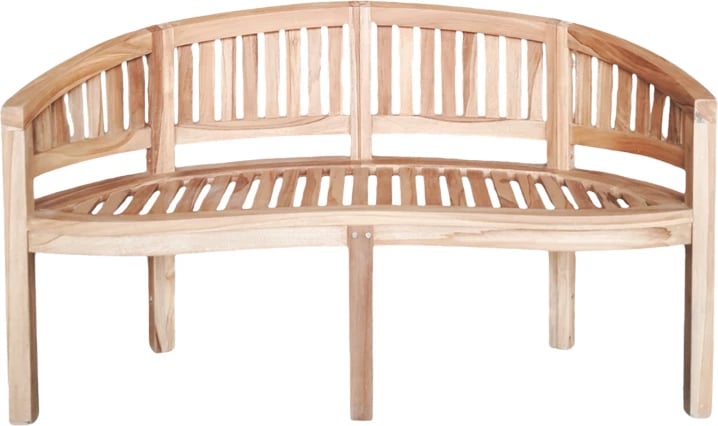 Divan treshe Coren, dru tik natyral, 150x61x87cm