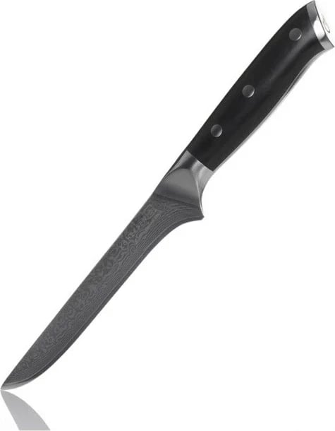 Thikë kuzhine KOHERSEN Elegance Ebony Wood, 15.2 cm, çelik Damask, dorezë dru e zezë