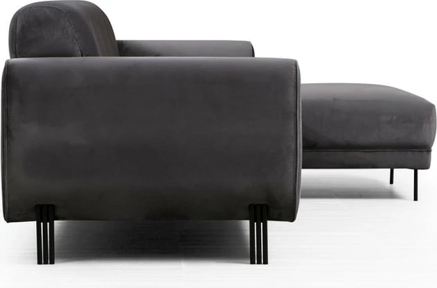 Kënd divan-krevat Atelier del Sofa, këndi djathtë, ngjyrë antracit