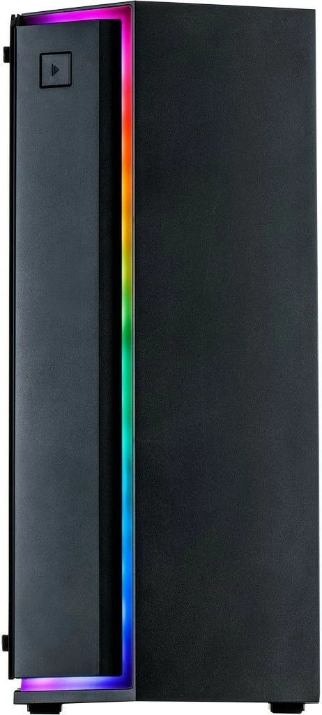 Kasë Inter-Tech S-3906 Renegade midi tower, RGB, pa PSU, e zezë
