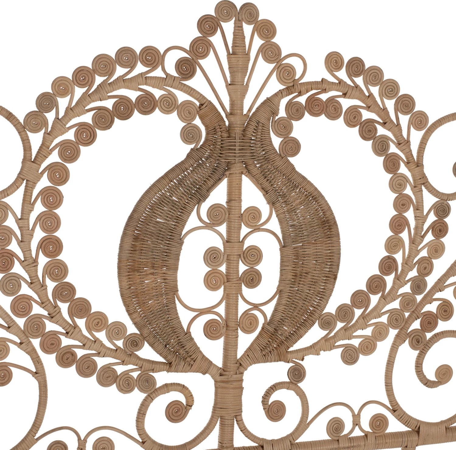 Kokë krevati të bërë nga rattan për përdorim profesional 160cm.FH9358
