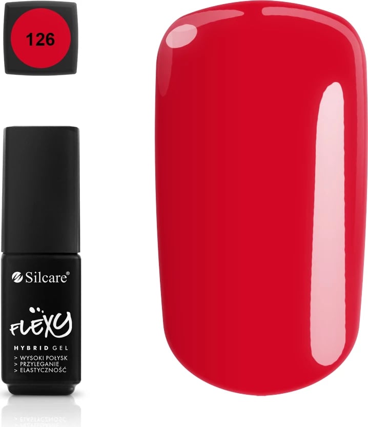 Llak për thonj Silcare Flexy Hybrid Gel 126, 4.5g