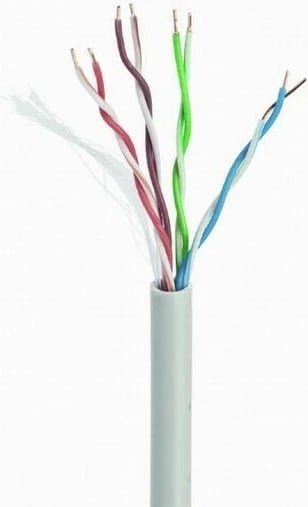 Kabllo rrjeti Gembird Cat 5e, 305m, Gri