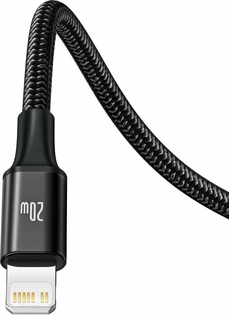 Kabllo 3-në-1 Baseus Rapid Series CAMLT-SC01, 1.5m, e zezë