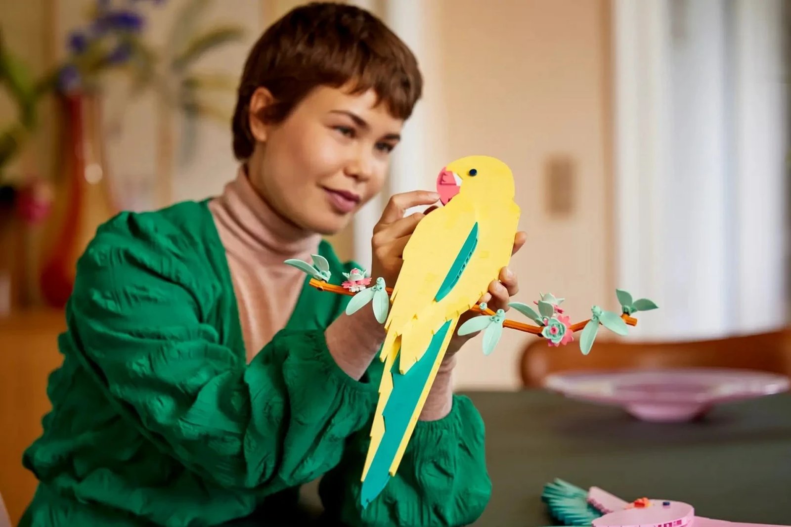 Set LEGO ART 31211, Macaw Parrots
