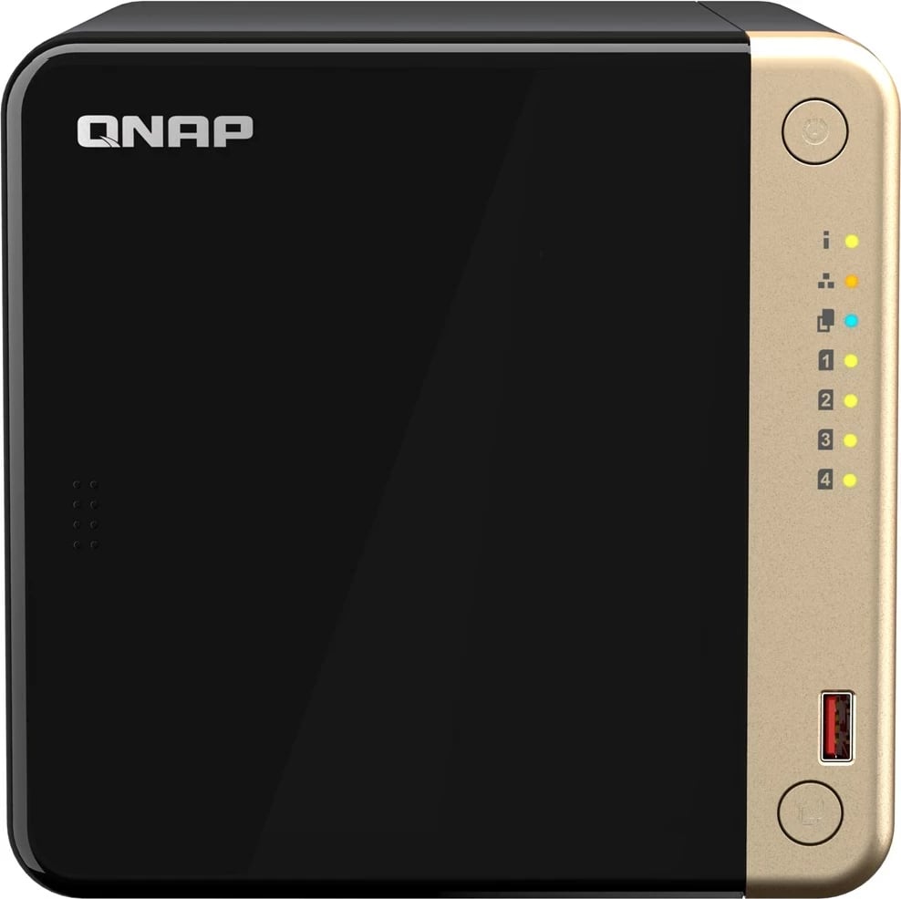 NAS QNAP TS-464, Intel Celeron N5095, 8 GB DDR4, QNAP QTS, Zezë