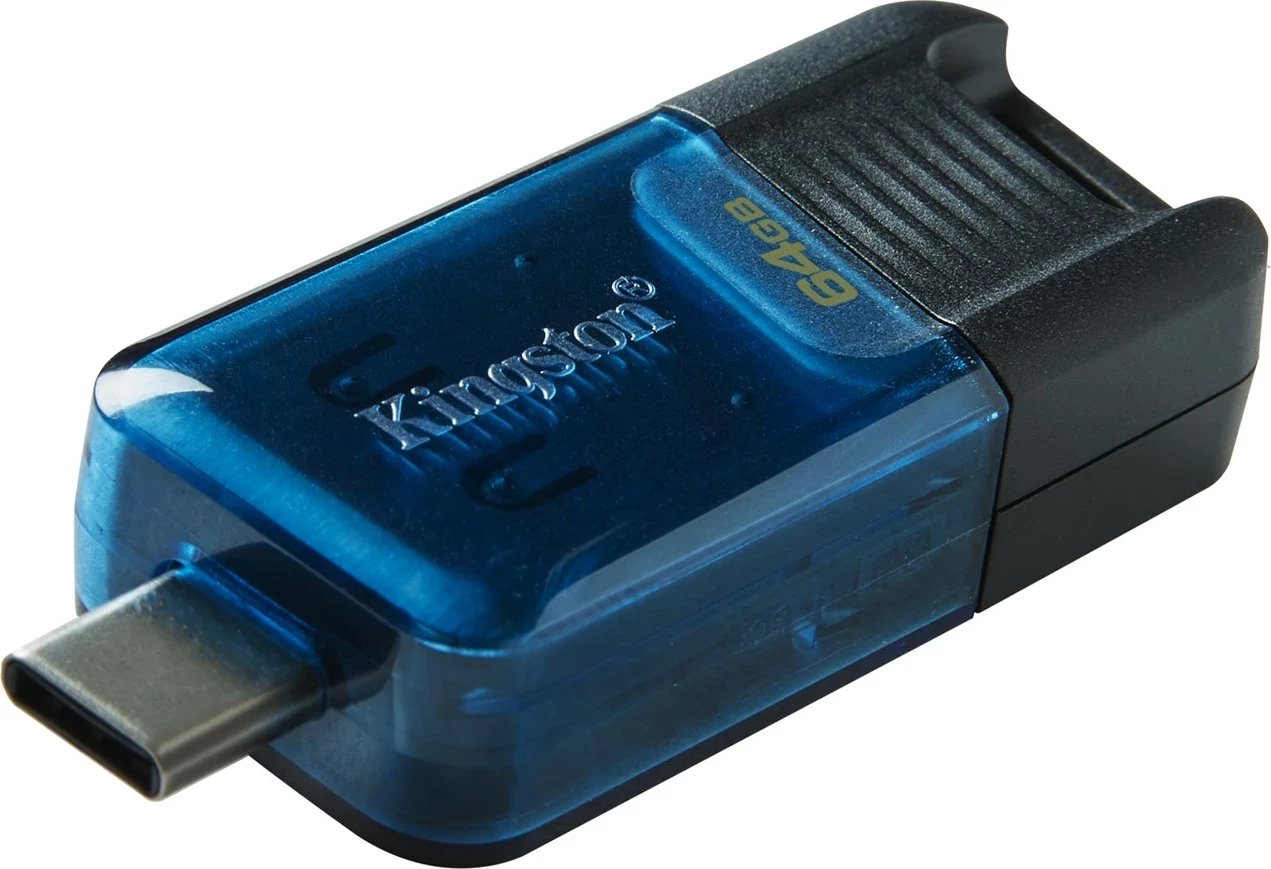 USB Kingston DataTraveler 64GB, USB-C, 3.2 Gen 1, E zezë