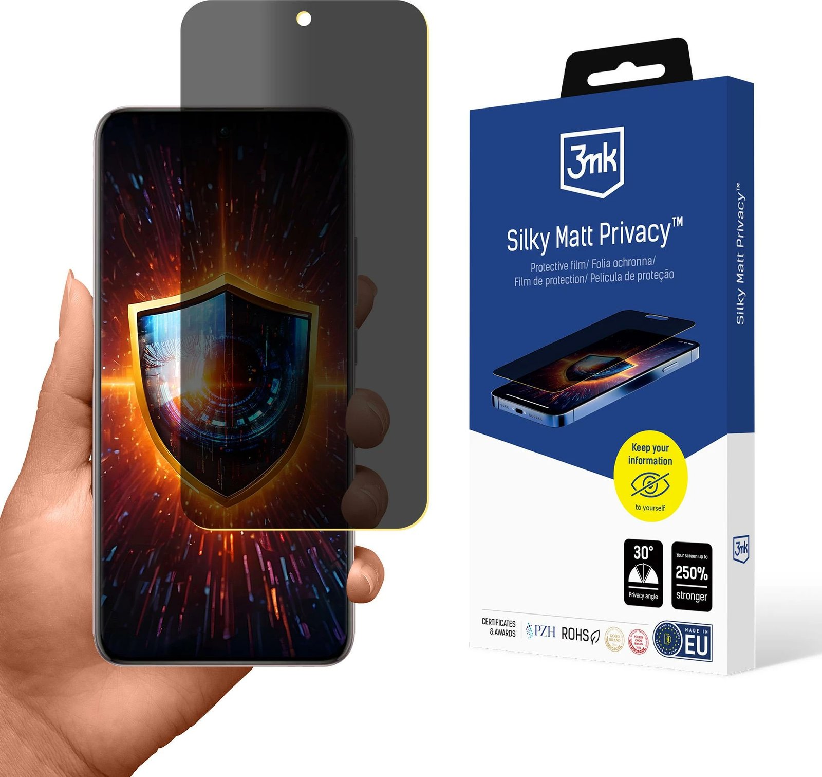Mbrojtës privatësie ekrani 3mk Silky Matt Privacy për Oppo Reno 13, Mat