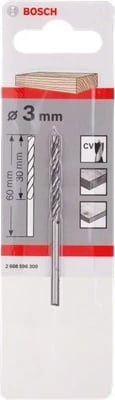 Bitë Bosch Brad Point, 1.2 cm, 151 mm, për dru