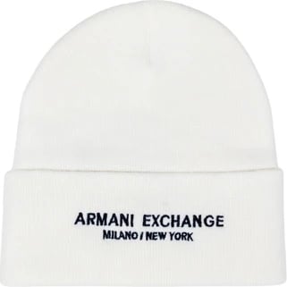 Kapelë Armani Exchange për meshkuj, e bardhë