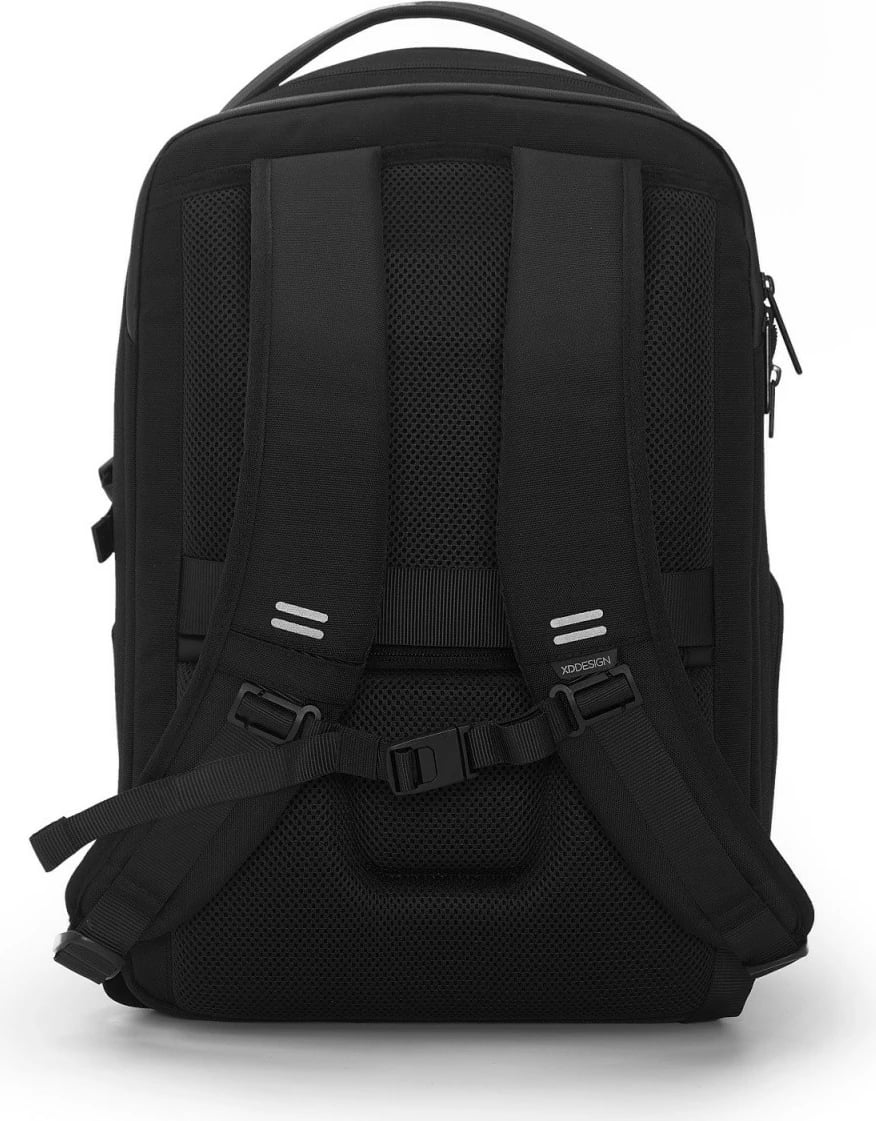 Çantë shpine XD DESIGN Bizz Backpack P705.931, 18-25L, për laptop 16", e zezë