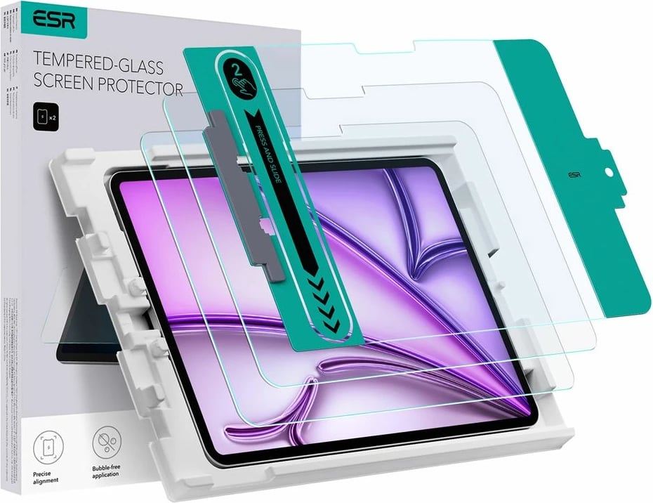Mbrojtës ekrani xhami ESR për iPad Air 13" 2024, set prej 2 copë