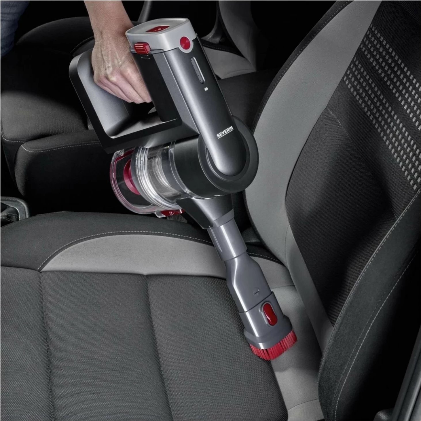 Fshesë elektrike Severin HV 7968, vertikale, pa qese, pa kabllo, antracit