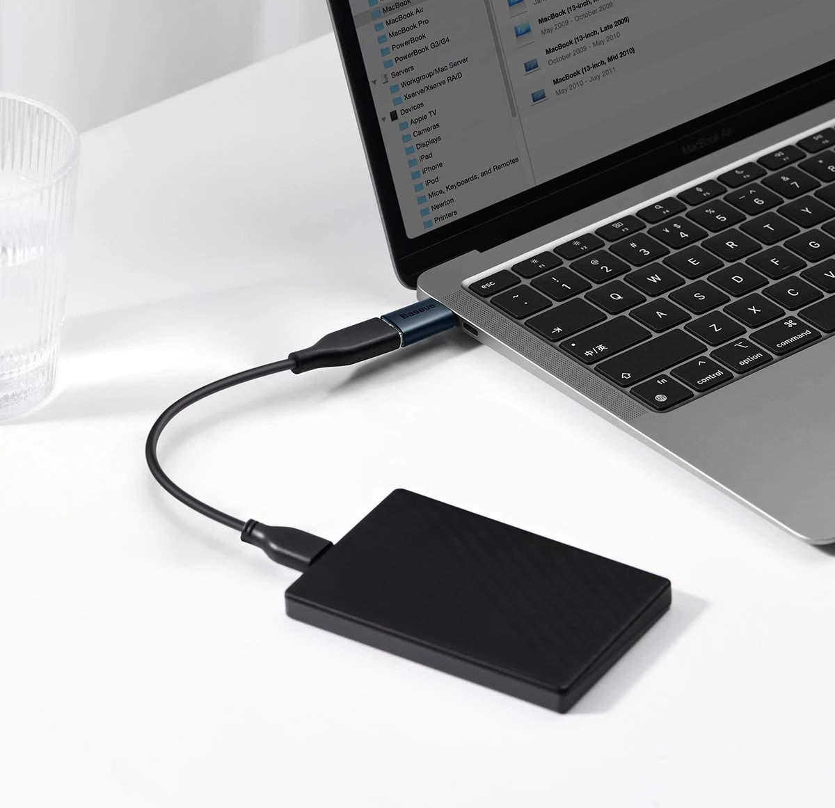 Adapter USB Type-C në USB-A 3.2 Gen 1 Baseus Ingenuity Series, Blu