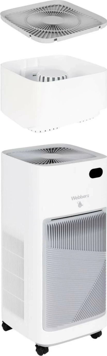 Pastrues ajri Webber AP9650 Wi-Fi, 77m2, HEPA 13, i bardhë Pastrues ajri Webber AP9650 Wi-Fi, 77m2, HEPA 13, i bardhë