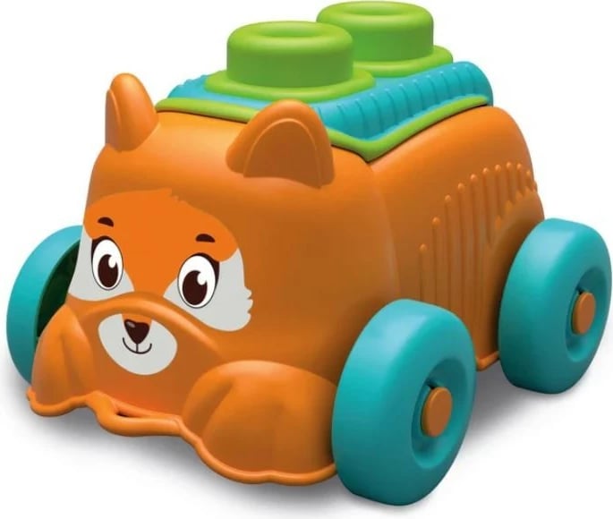 Lodër edukative Clementoni Clemmy Sensory Blocks Animal, 4 blloqe të buta, për fëmijë, shumëngjyrëshe