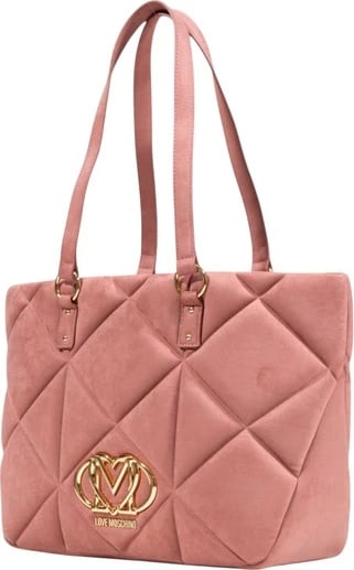 Çantë Love Moschino femra, rozë