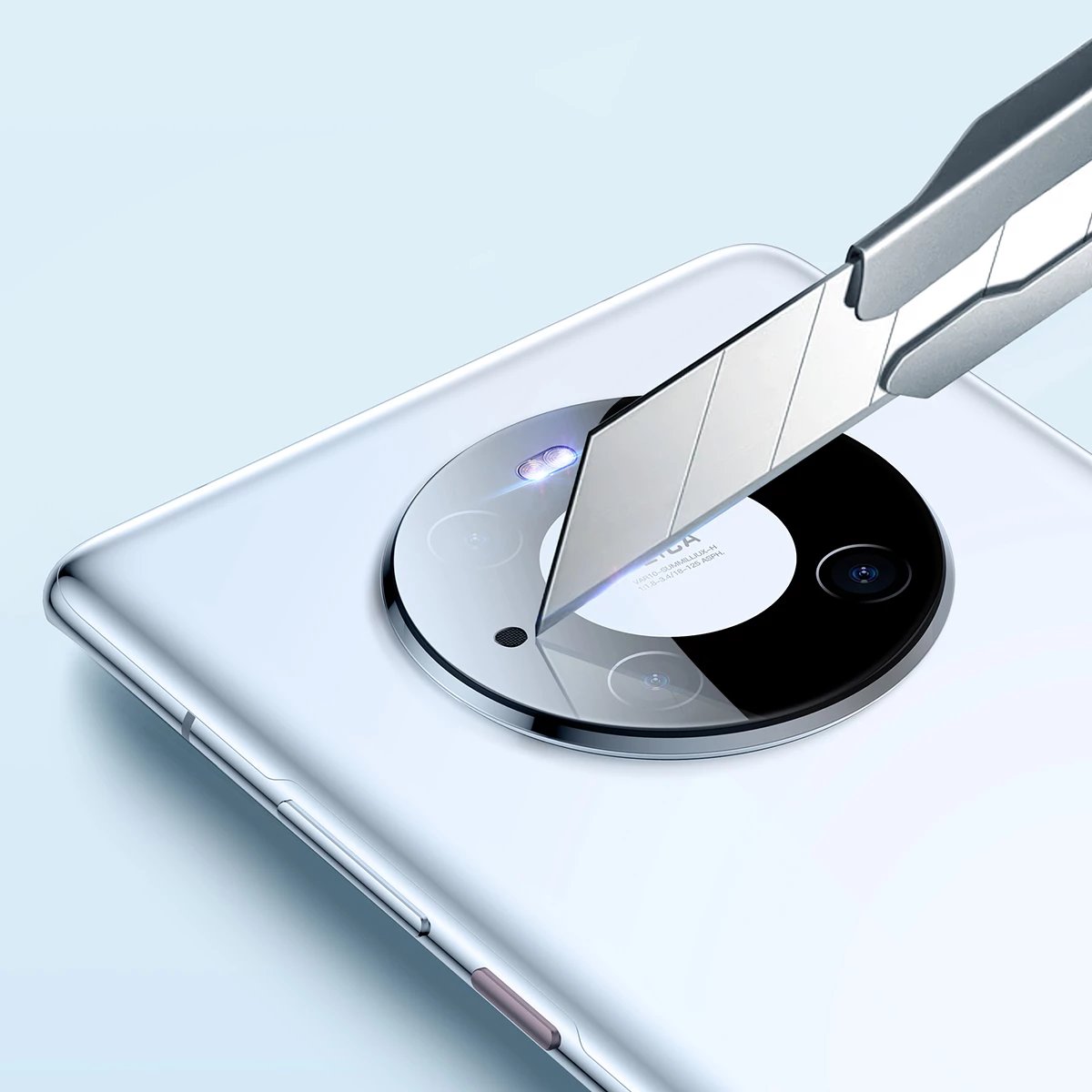 Folie mbrojtëse për kamerë Baseus për Huawei Mate 40 Pro, 0.3mm, transparente, 2 copë me set pastrimi