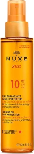 Vaj për rrezitje Nuxe Sun SPF10 unisex 150ml
