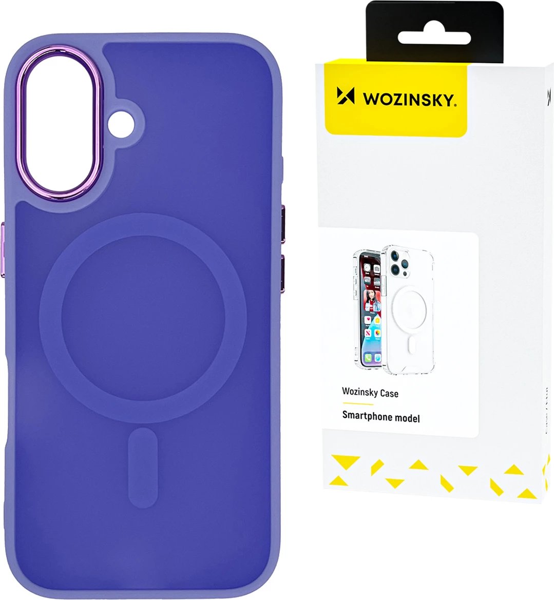 Mbështjellës Wozinsky Fashion Case MagSafe për Samsung Galaxy S25, vjollcë