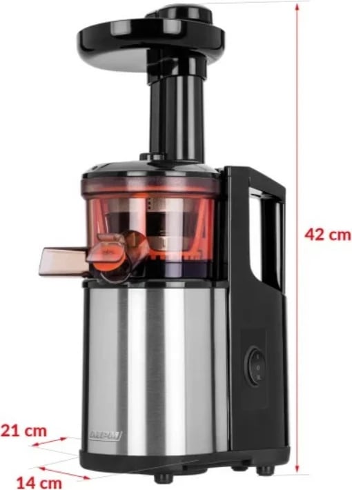 Shtrydhëse frutash MPM MSO-12M, 1000 ml, Çelik/Zeze