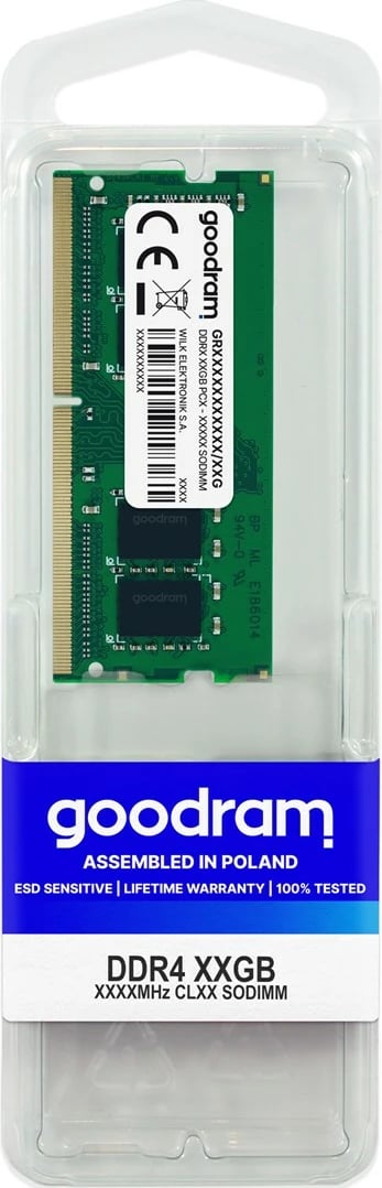 RAM Memorje GoodRam GR3200S464L22/32G, 32 GB DDR4 3200 MHz